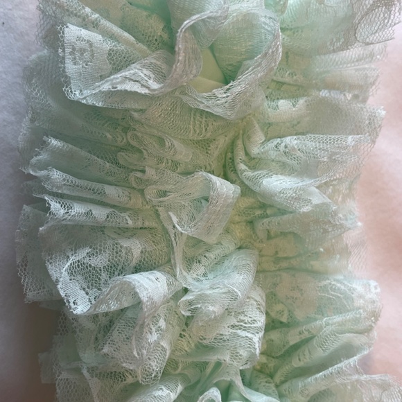 Baby Girl Green Ruffle‎ Bloomer Tuto So Dorable and Palm Tree Flamingo Bodysuit - Picture 2 of 6